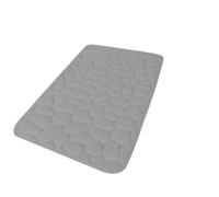 Urban living Nomad Grey - Alfombrilla de baño (50 x 120 cm), Color Gris
