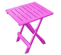 Urban Living SUNNYDAYS LE PLASTIK - Mesa Plegable Adige Fuchsia 44 x 44 x 50 cm