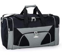 Urban London Bolsa de lona deportiva para gimnasio, ligera, duradera, para exteriores, gimnasio, escalada, deportes, viajes, crossfit (20-32 pulgadas, negro, rojo y negro, negro y azul, negro y gris