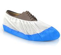 URBAN MEDICAL 50x Cubre Zapatos Desechables/Reutilizables extrafuertes de 12g cada uno-suela antideslizante-LONG LIFE-Impermeables y resistentes-Cubrezapatos para interiores y exteriores-TALLA ÚNICA