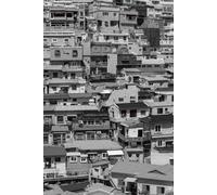 Urban Minimalist Lined Notebook 6x9 - Black and White City Journal - South Korea Coordinates Edition: Modern Aesthetic Writing Notebook with 120 Pages - The Coordinates Collection