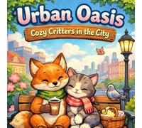 Urban Oasis: Cozy Critters in the City: Cute and Relaxing Animal Coloring Book