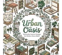 Urban Oasis: Minimalist Interior Designs for Modern Stress Relief (Cozy coloring books)