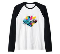 Urban - Perspectivas 80s 90s Oldschool Street Graffiti Camiseta Manga Raglan