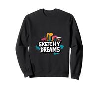Urban - Sketchy Dreams 80s 90s Ciudad Arte Callejero Grafiti Sudadera