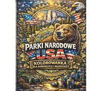 Urban Spirit: Parki Narodowe USA - Kolorowanka dla Dorosłych i Młodzieży: 50 Kultowych Krajobrazów w Stylu Graffiti Mandala | Antystresowy Relaks i Detale Zen | Idealna do Markerów i Cienkopisów