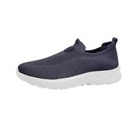 Urban Sporty - Calcetín de punto para hombre, con plataforma acolchada gruesa, sin cordones, para gimnasio, trotar, pasear por la ciudad, uso diario, Navy, 41 1/3 EU