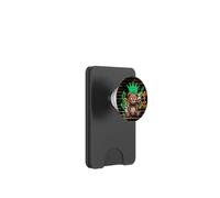 Urban Street Art - Oso de Peluche, diseño de Graffiti, Ojos en X PopSockets PopWallet para MagSafe