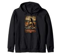 Urban Techno Decks Arte en DJ Street Style Sudadera con Capucha