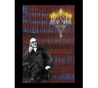 Urban Texture: Man with a Burning Lamp: A Surreal Handmade Collage Notebook