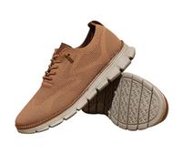 Urban Ultra Comfortable Men's Mesh Sneakers, Zapatillas Hombre Verano Breathable Business Casual Walking Shoes (Orange,48)
