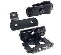 URBAN UR402 Negro Soporte Antirrobo Moto Disco UR14S/UR10 para Fijar a Tubos y Tornillos, Universal