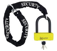 §Candado URBAN Mini U-lock UR85 + Cadena de bucle ø10 mm-120 cm Clase SRA§