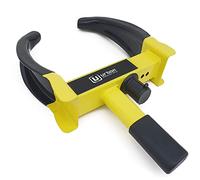 URBAN UR920 Cepo Antirrobo Rueda Coche, Más visible, 10-26cm Más Ajustable, Protección Cerradura Curva Alta Seguridad, Bloqueo Antirobo Inmovilizador Auto Remolque Caravana, Resistente a Rasguños
