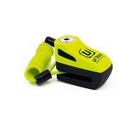 URBAN UR955Y Candado Moto Disco Universal, Seguridad Compacta y Eficaz, Más Visible Más Disuasorio, Rápido Bloqueo Click, Antirrobo Bloqueo Pinza Disco Freno Moto, Bicicleta, Patinete Electrico