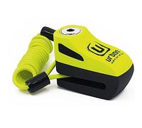 URBAN UR955Y Candado Moto Disco Universal, Seguridad Compacta y Eficaz, Más Visible Más Disuasorio, Rápido Bloqueo Click, Antirrobo Bloqueo Pinza Disco Freno Moto, Bicicleta, Patinete Electrico