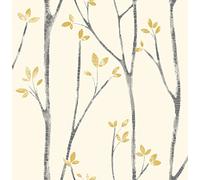 Urban Walls UW24776 Scandi Tree Sidewall, Mostaza