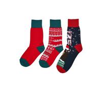 UrbanClassics Calcetines De Oso De Navidad Para Niños Paquete De 3