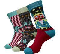 Urbanclassics Christmassocks Cascanueces 3-Pack Calcetines Medias Navidad Nuevo