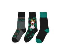 Urbanclassics Infantil Christmassocks Perro 3Pack Medias Calcetines Kidswear