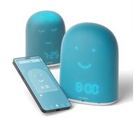 UrbanHello Remi - El Mejor Despertador Infantil para Aprender a Dormir Plus - Babyphone Audio - Seguimiento del sueño - Luz Nocturna - Altavoz de música - Azul