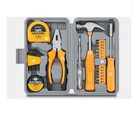 UrbanHomes Juego de herramientas para el hogar, kit de herramientas de bricolaje para mujeres, mini caja de herramientas pequeñas de principiante, herramientas básicas para mujer, para el hogar y la