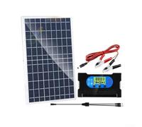 UrbanHui 100A Dualchip 10W Controlador Solar Set Para Carga Móvil Y EV Con Detección Automática De Sistema 12V/24V Y Completo Accesorios De Instalación (Individual)