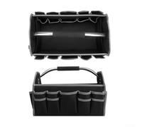UrbanHui 1680D Oxford Bolsa de herramientas de tela de gran capacidad organizador de almacenamiento de electricista con múltiples bolsillos correa ajustable