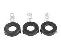 UrbanHui 3 piezas de repuesto de tapa de bobina, compatible con Black & Decker ST4500, reemplaza la pieza # 682378-02 cubierta de carrete de recortadora