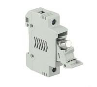 UrbanHui 30A 1000V Solar FV Fusible y Soporte Set Alto Aislamiento Plástico para Panel String Circuito Protección Blanco (10A)