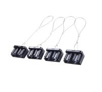 UrbanHui 4 conectores de batería Anderson para polvo para 50 AMP/120 A/175 A, protege tus conectores del polvo y los desechos (120 A-negro)