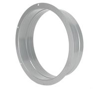 UrbanHui Adaptador de ventilación de brida de metal montado en la pared para conexión de conducto de entrada de aire HVAC suave y baja resistencia al viento para mejoras del hogar (200 mm)