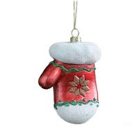 UrbanHui Adornos de plástico para árbol de Navidad para colgar decoración, ofrece un atractivo festivo de temporada ligero y duradero, 1 unidad (D)