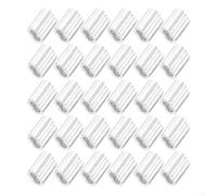 UrbanHui Aluminio para la manga 30pcs del lazo de la cuerda de alambre para el cable de 6m m que prensa en las líneas del cabrestante de los sistemas de la grúa y configuraciones de la ayuda