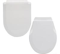 UrbanHui Asiento de inodoro apto para niños, grueso y acolchado con opciones de cierre suave y liberación rápida, compatible con la mayoría de inodoros estándar en todo el mundo (QQseat)