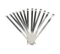 UrbanHui Bridas de acero inoxidable para soportes fotovoltaicos utilizados en tareas de puesta a tierra, unión y gestión de conductos del panel solar