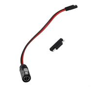 UrbanHui Cable de extensión solar 10AWG 2 Pin Circular a SAE Conector 30A 36V con polaridad inversa adaptador para central eléctrica portátil