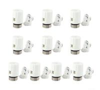 UrbanHui Calefacción de piso Distribuidor de agua Actuador de calefacción eléctrica 230V AC normalmente abierto IP44 clasificado 110N Cable de empuje 60mm