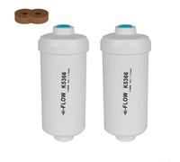 UrbanHui Cartucho de filtro de agua PF-2 compatible para purificación y desfluoración de agua potable, carbón activado con cáscara de coco para una hidratación más limpia y de gran sabor