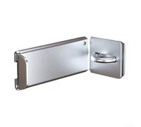 UrbanHui Cerradura de contraseña de ángulo recto para puertas residenciales interiores armarios de dormitorio que proporcionan seguridad confiable para el hogar (plata)