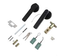 UrbanHui Cerradura inteligente de puerta de huellas dactilares para interiores, sin llave, contraseña, a prueba de miradas, 3 métodos para dormitorio, oficina, aleación de zinc, para instalación de 30