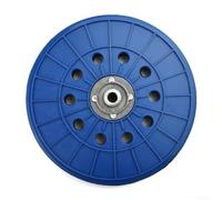 UrbanHui Disco de lijado de 9 pulgadas 230 mm para lijadora de paneles de yeso, almohadilla de respaldo de 10 agujeros con rosca de 14 mm, almohadilla de pulido de pared sin polvo, material PP (2