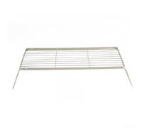 UrbanHui Estante plegable de la parrilla al aire libre del acero inoxidable altura ajustable para acampar que cocina soporte estable para ollas y planchas (L)