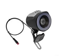 UrbanHui Faro LED de ciclismo para bicicletas eléctricas que proporciona visibilidad nocturna clara en sistemas de 6 V, 12 V, 24 V, 36 V, 48 V