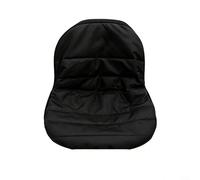 UrbanHui Funda de asiento para cortacésped de 50 x 40 x 35 cm, con soportes laterales de material Oxford 600D y compartimentos de almacenamiento traseros para uso en exteriores (es negro)