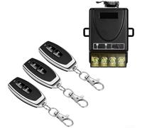 UrbanHui Interruptor de control remoto, RF433 con capacidad de 30 A para AC100 240 V amplio rango de voltaje que ofrece varios modos de control, incluyendo retardo y autobloqueo (1S+3R)