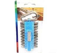 UrbanHui Juego de 21 brocas hexagonales cruzadas con mango de gancho de resorte para atornillar versátil, kit de herramientas portátil (azul)