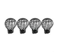 UrbanHui Juego de 4 tamices de bajante para protección y cierre de canalones de lluvia, evita el desbordamiento causado por hojas y suciedad