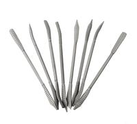 UrbanHui Juego de 8 limas de madera de riffler de doble extremo, herramientas manuales de acero al carbono grueso de 190 mm para tallado y modelado de madera, juego de limas de carpintería