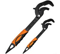 UrbanHui Juego de llaves ajustables multifunción con amplio rango de mandíbula y composición de material fuerte para resultados efectivos en ajustes mecánicos y domésticos (O)